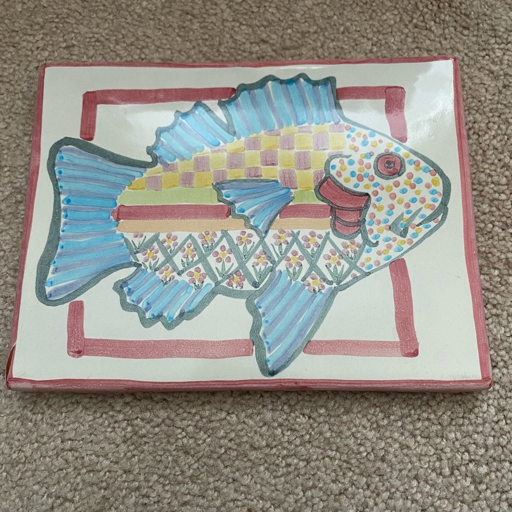 Mackenzie Childs fish trivet